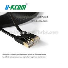 Câble de réseau plat cat6a d&#39;ampli cable utp, câble de réseau plat cat6a, câble plat de chat 6a
